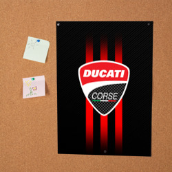 Постер Ducati carbon logo Italy concern - фото 2