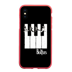 Чехол для iPhone XS Max матовый The Beatles знаменитая картинка