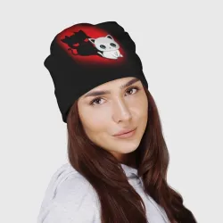 Шапка 3D Котик дьявол kitty devil - фото 2
