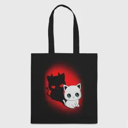 Шоппер 3D Котик дьявол kitty devil