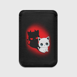 Картхолдер Magsafe магнитный Котик дьявол kitty devil