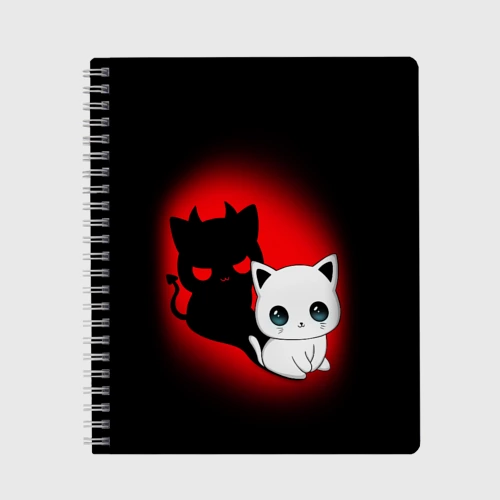 Тетрадь Котик дьявол kitty devil
