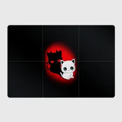 Магнитный плакат 3Х2 Котик дьявол kitty devil