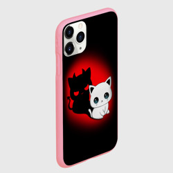Чехол для iPhone 11 Pro Max матовый Котик дьявол kitty devil - фото 2
