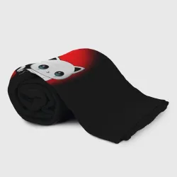 Плед 3D Котик дьявол kitty devil - фото 2