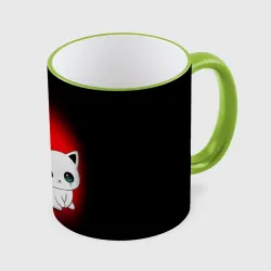 Кружка с полной запечаткой Котик дьявол kitty devil