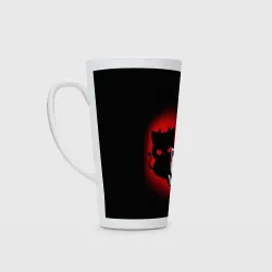 Кружка Латте Котик дьявол kitty devil