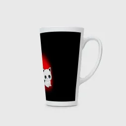 Кружка Латте Котик дьявол kitty devil - фото 2