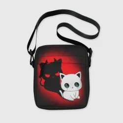 Сумка через плечо 3D Котик дьявол kitty devil