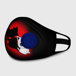 Маска из неопрена Котик дьявол kitty devil