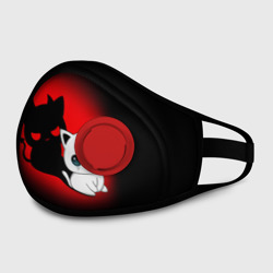 Маска из неопрена Котик дьявол kitty devil
