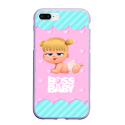 Чехол для iPhone 7Plus/8 Plus матовый Baby boss girl