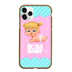 Чехол для iPhone 11 Pro Max матовый Baby boss girl