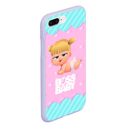 Чехол для iPhone 7Plus/8 Plus матовый Baby boss girl - фото 2