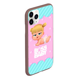 Чехол для iPhone 11 Pro Max матовый Baby boss girl - фото 2