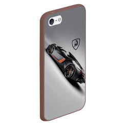 Чехол для iPhone 5/5S матовый Lamborghini - не для всех! - фото 2