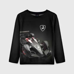 Детский лонгслив 3D Lamborghini F1