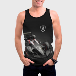 Мужская майка 3D Lamborghini F1 - фото 2