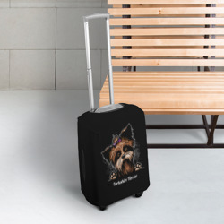 Чехол для чемодана 3D Собачка Йоркширский Терьер - фото 2