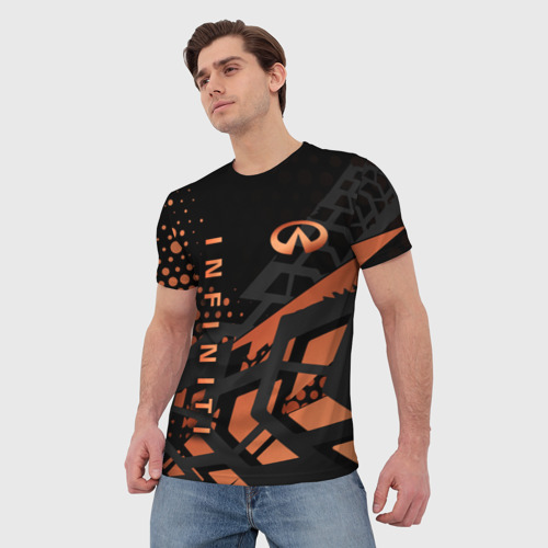 Мужская футболка 3D Infiniti Инфинити, цвет 3D печать - фото 3