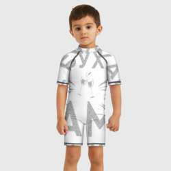 Детский купальный костюм 3D Мама не бухает, мама отдыхает - фото 2