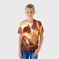 Детская футболка 3D Genshin Impact: Zhongli - фото 2