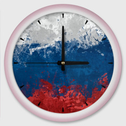 Настенные часы круглые Россия Абстракция / Russia Abstraction
