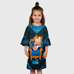 Детское платье 3D Босс в королевском кресле - фото 2