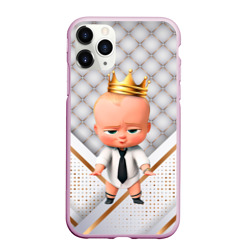 Чехол для iPhone 11 Pro матовый Король босс  молокосос