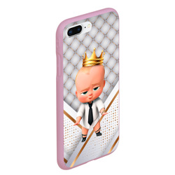 Чехол для iPhone 7Plus/8 Plus матовый Король босс  молокосос - фото 2