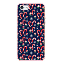 Чехол для iPhone 5/5S матовый Christmas candy