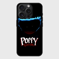 Чехол силиконовый для Apple iPhone 15 Pro матовый Poppy Playtime Huggy Wuggy