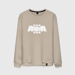 Мужской свитшот хлопок Arma 3 white logo