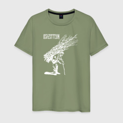 Мужская футболка хлопок Led Zeppelin IV альбом