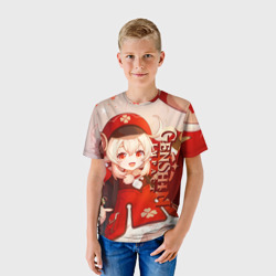 Детская футболка 3D Кли - Геншин Импакт - фото 2