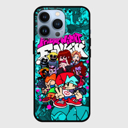 Чехол для iPhone 13 Pro Friday Night Funkin - главные Герои
