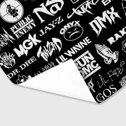 Бумага для упаковки 3D Rap & hip hop logos - фото 2
