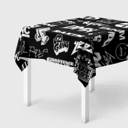 Скатерть 3D Rap & hip hop logos