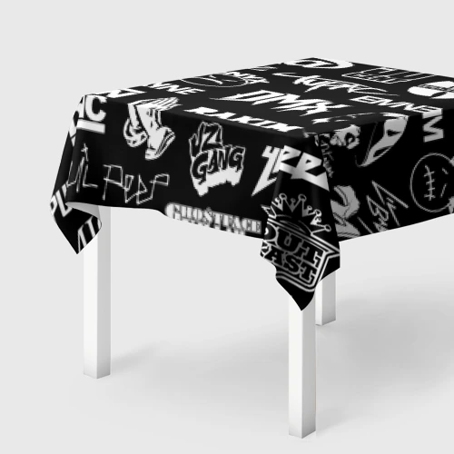 Скатерть 3D Rap & hip hop logos