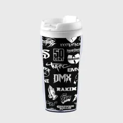 Термокружка-непроливайка Rap & hip hop logos