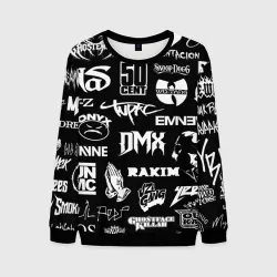 Мужской свитшот 3D Rap & hip hop logos