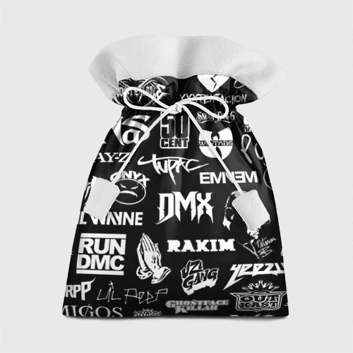 Подарочный 3D мешок Rap & hip hop logos