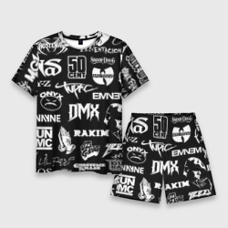 Мужской костюм с шортами 3D Rap & hip hop logos