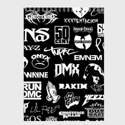 Скетчбук Rap & hip hop logos