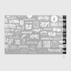Флаг 3D Rap & hip hop logos - фото 2