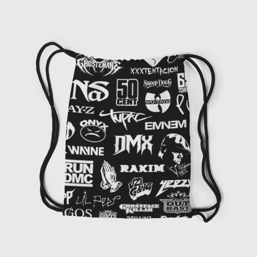 Рюкзак-мешок 3D Rap & hip hop logos - фото 7