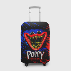Чехол для чемодана 3D Poppy Playtime - Хагги Вагги улыбается