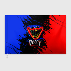 Флаг 3D Poppy Playtime - Хагги Вагги улыбается