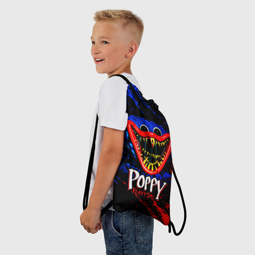 Рюкзак-мешок 3D Poppy Playtime - Хагги Вагги улыбается - фото 3