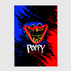 Постер Poppy Playtime - Хагги Вагги улыбается